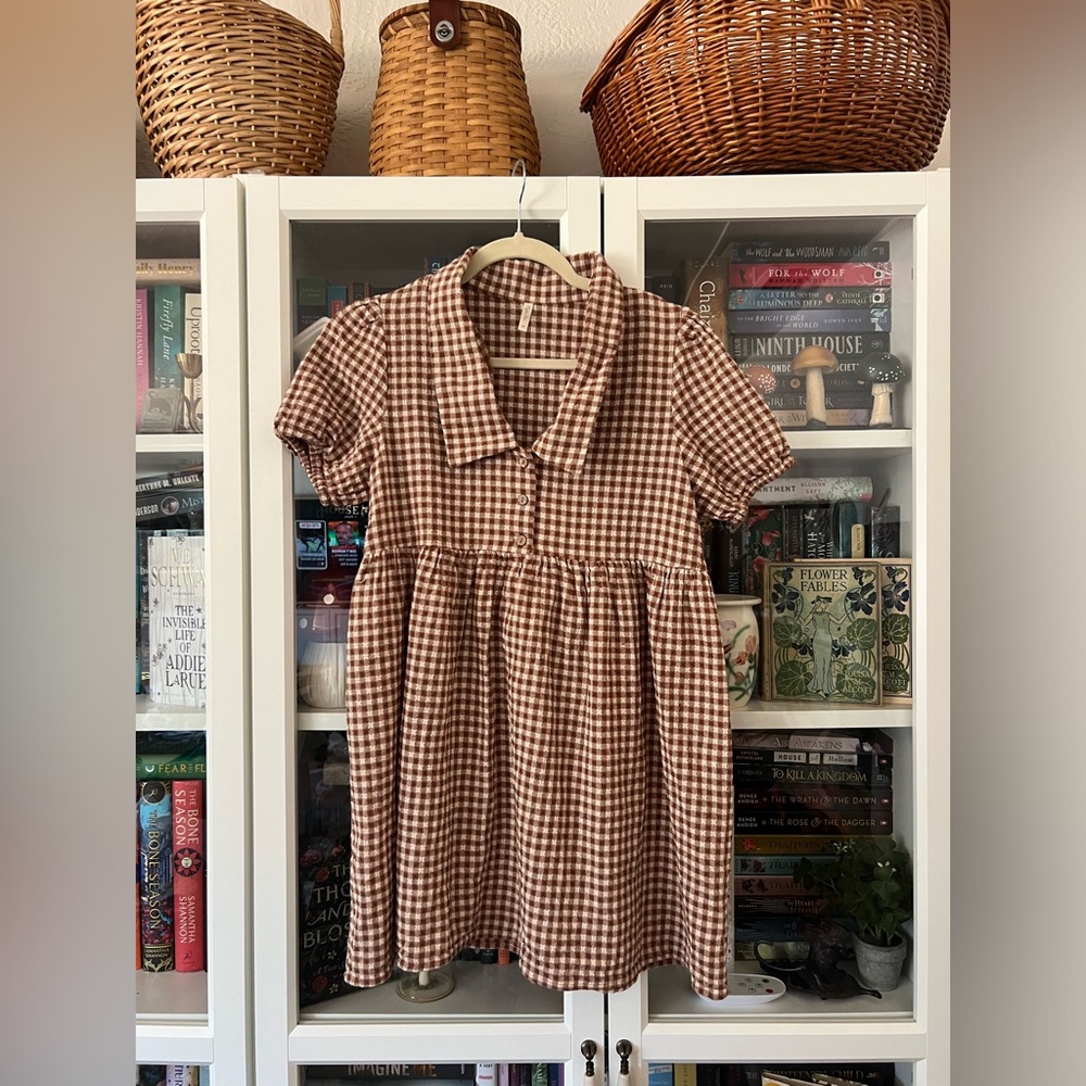 Rylee and Cru Camille Gingham Dress
